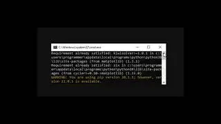 openCV and Matplotlib installation tutorial