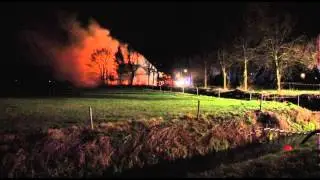 Grote brand in luxe villa in Zetten
