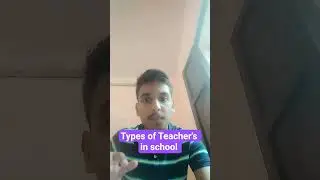Type of teacher in school #comic corner,#School life#Teacher type#Funny teacher