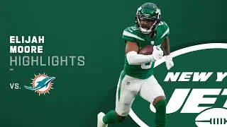 Every Elijah Moore Catch From 141-Yd Day vs. Dolphins | Week 11 | The New York Jets | NFL