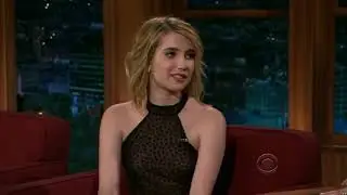 Craig Ferguson Makes Emma Roberts Feel Weird