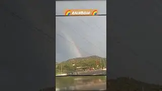 2 Rainbow's🌈 in dharmaram #telangana #travel date 01-07-2023