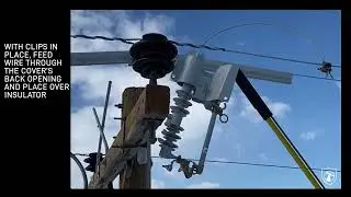 Universal Adjustable Cutout Cover Installation with a Hotstick