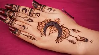 Chand mehndi design 2026 | Ramadan Eid special mehndi design | Moon mehndi design |Mehandi ka design