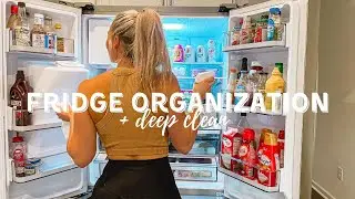 FRIDGE ORGANIZATION // UNDER $38 + DEEP CLEAN!