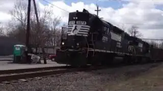 My Moms First Train Video!  Norfolk Southern Peavine 2 GPs, Mt Orab Ohio