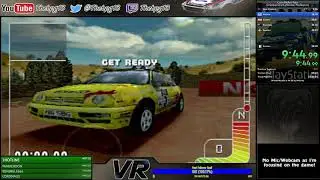 Colin McRae Rally (PS1) - Championship% (Novice) Speedrun in [54:12] [NEW WR!] (W/ Commentary)