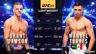 Грант Доусон против Мануэля Торреса. Полный бой UFC 323