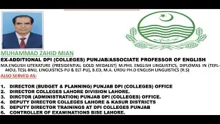 Topic 24: (PEEDA) ACT 2006 & Punjab Civil Servants Conduct Rules (1966) by Muhammad Zahid Mian
