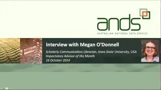 Interview with Megan O'Donnell - ImpactStory Advisor