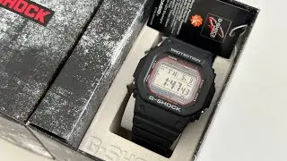 Casio G-Shock GW-M5610U-1ER (распаковка)