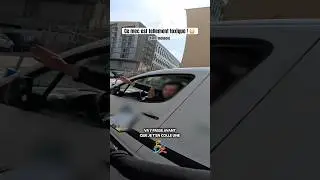 Ce mec me menace ! 😳 #moto #motard #voiture #danger #roadrage