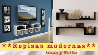 **Repisas modernas decoradas**
