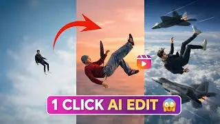 Instagram viral Man Sky Flying Video Editing | AI Sky Down Falling Video Kaise Banaye Ai Trend 