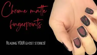 Chrome fingerprints over dip powder | Dexter 3.0 | YOUR ghost stories
