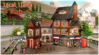 Local Llama Pub Speed Build || The Sims 4  || NoCC