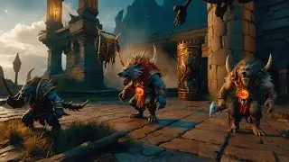 Kratos vs Brackenhide Hollow Bosses | Epic God of War & World of Warcraft Crossover Battle