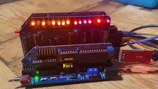 SC108/RC2014 z80 retro computer blinking leds