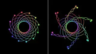 Perfectly Symmetric vs. Chaotic | The N-Body Problem | Physics Simulations