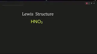 Lewis Structure of Nitric Acid (HNO3).Resonance structures. Explained Step-by-Step