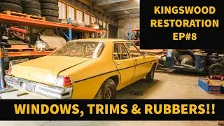 1979 HZ KINGSWOOD RESTORATION EP#8 // WINDOWS AND TRIMS!!!