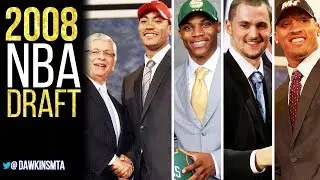 2008 NBA Draft Highlights - Selections Of D-Rose, K.Love, Westbrook, Beasley, DJ At #35!