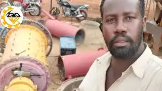 بول ميل Ball mill  طاحونة لطحن خام الذهب  و المعادن الاخرى