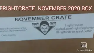 FRIGHTCRATE NOVEMBER 2020 UNBOXING  OMG THE BEST EVER