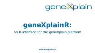 geneXplainR: An R interface for the geneXplain platform