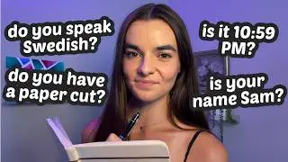 ASMR If You Say YES, You Can Go To Sleep | 200 Personal Questions
