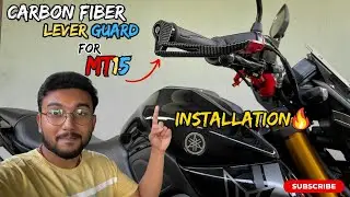 Yamaha MT15 Lever Guard Installation | Universal Break & Clutch Lever Guard