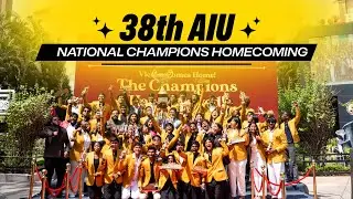 The Road to Glory | National Champions at 38th AIU Inter-University National Fest | Parul University