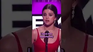 Selena Gomez's emotional and inspirational speech about her struggles ❤
