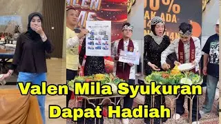 VALEN MILA POTONG TUMPENG SYUKURAN