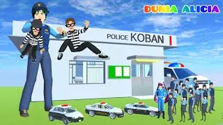 Yuta Mio Jadi Tahanan Pencuri Di Bank 😱 Ditangkap Polisi KOBAN Raksasa 👮| Sakura School Simulator
