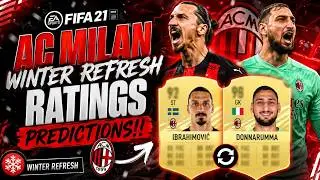 FIFA 21 | AC MILAN WINTER REFRESH RATINGS PREDICTIONS!! FT. IBRAHIMOVIC, DONNARUMMA ETC... (FIFA 21)