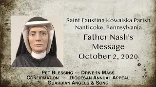 Father Nash's Message for Oct 2, 2020