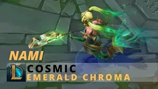 Cosmic Nami Emerald Chroma - League Of Legends