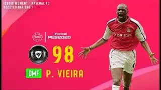 Iconic Moment - Arsenal FC | Boosted Ratings & Stats | Pes 2020.