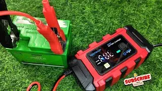REHTRAD Fully Automatic Car Battery Charger 6A 6V/12V，Bike Battery Charger