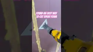 Easy Way to Cut Excess Foam