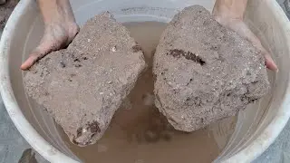 ASMR Brown grainy water crumbling edits satisfying
