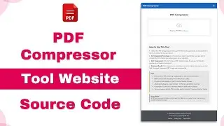 PDF Compressor Tool Website Source Code