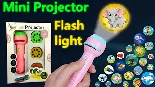 Mini Projector Flashlight | Fun Toy For Kids | Projector For Kids | Flashlight Tourch