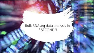 Bulk RNAseq data analysis in 