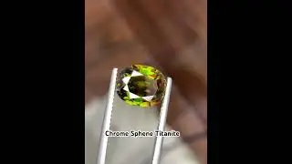 Chrome Sphene Titanite | #Sphene | #Titanite | #Gemstones | #Gemstone | #jewellery | #jewelryaddict