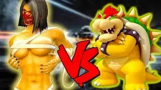Flesh Pit Mileena Army Vs Bowser Army - Epic Battle - Mortal Kombat Costume Skin Mod