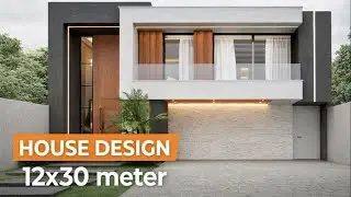Modern 12x30 Meter House Plan &ndash; Perfect Layout Ideas!