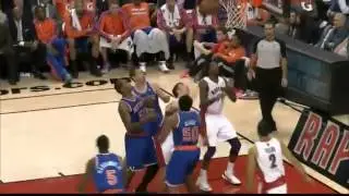 Tyler Hansbrough & Metta World Peace Tangle | October 21, 2013 | NBA Preseason 2013