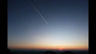 Sunset, moon from Mount St leonard